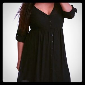 Torrid chiffon shirt dress